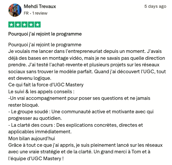 Avis — Mehdi Trevaux — Pourquoi j’ai rejoint le programme