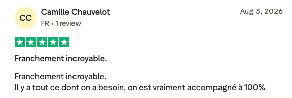 Avis — Camille Chauvelot — Franchement incroyable