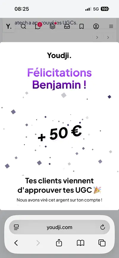 Capture partagée par Benjamin
