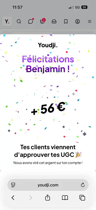 Capture partagée par Benjamin