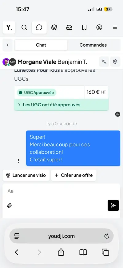 Capture partagée par Benjamin