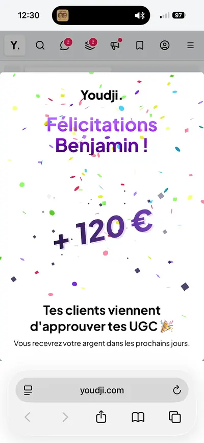 Capture partagée par Benjamin