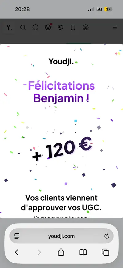 Capture partagée par Benjamin