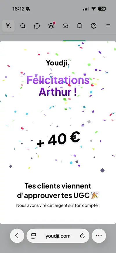 Capture partagée par Arthur