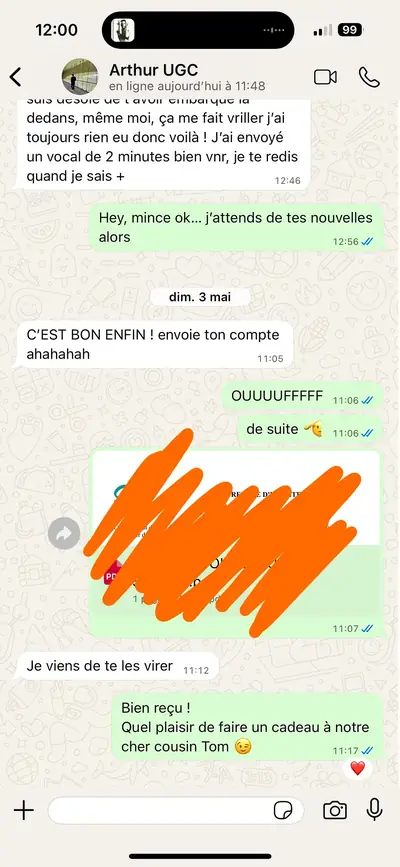 Capture partagée par Éloïse