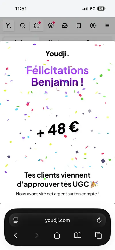 Capture partagée par Benjamin