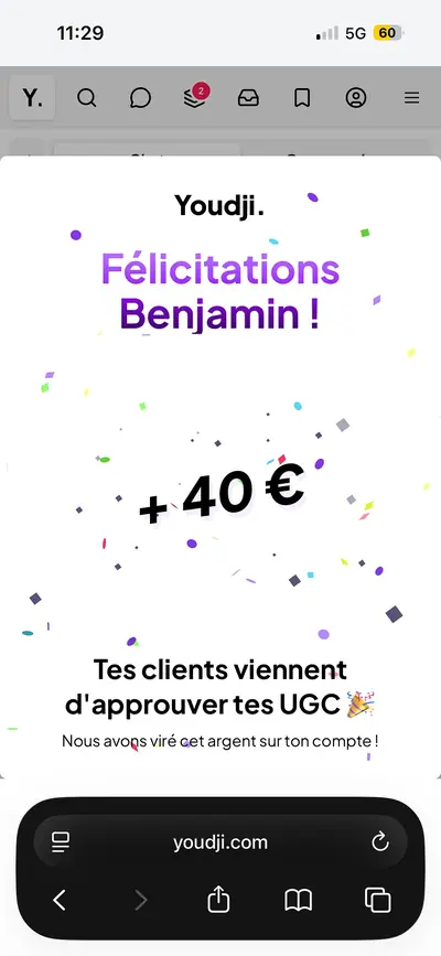 Capture partagée par Benjamin