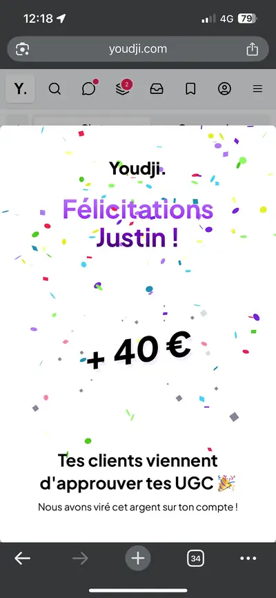 Capture partagée par Justin
