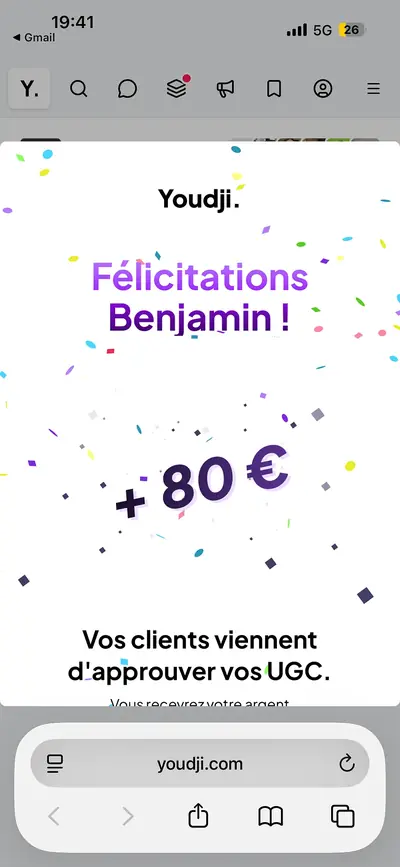 Capture partagée par Benjamin